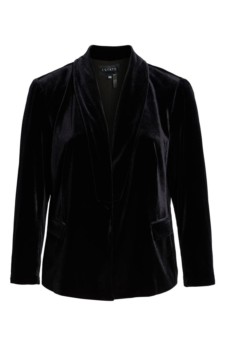 1.STATE Velvet Blazer, Alternate, color, 