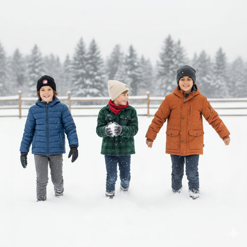 Canada Weather Gear Boys' 3-pack Beanies In Multi