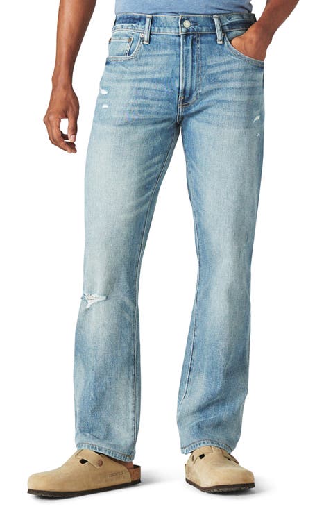 223 Distressed Straight Leg Jeans (Mack) (Regular & Tall)