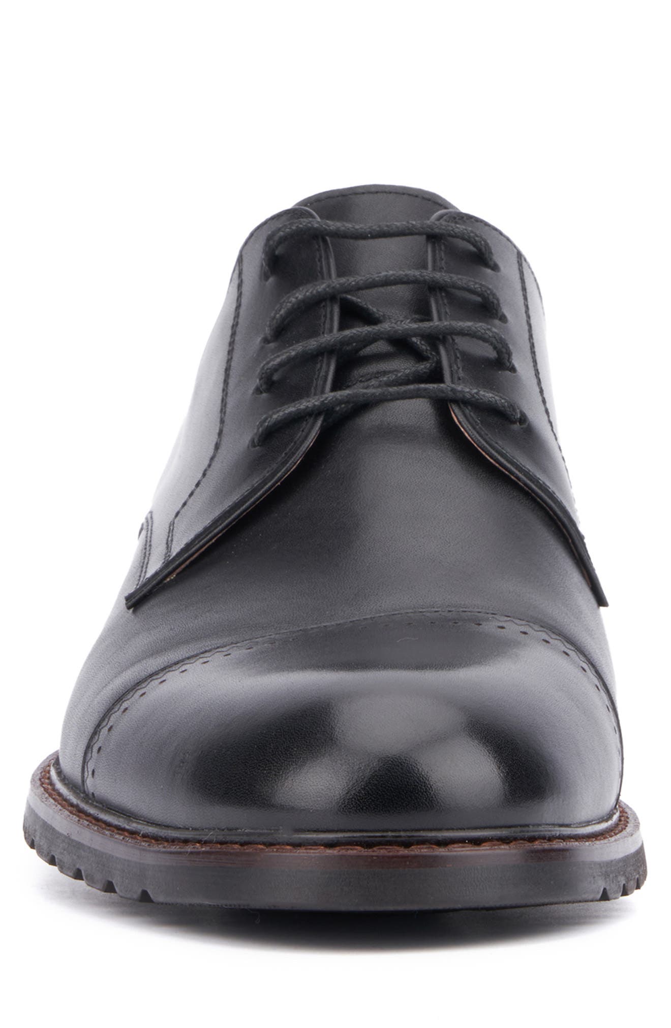 VINTAGE FOUNDRY Emerson Cap Toe Dress Oxford, Alternate, color, Black