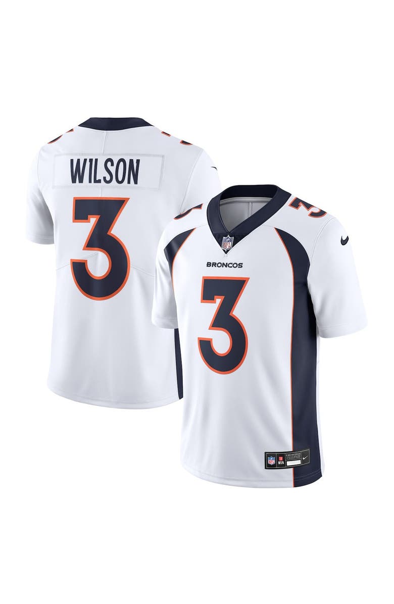 Nike Men's Nike Russell Wilson White Denver Broncos Vapor Untouchable Limited Jersey, Main, color, White