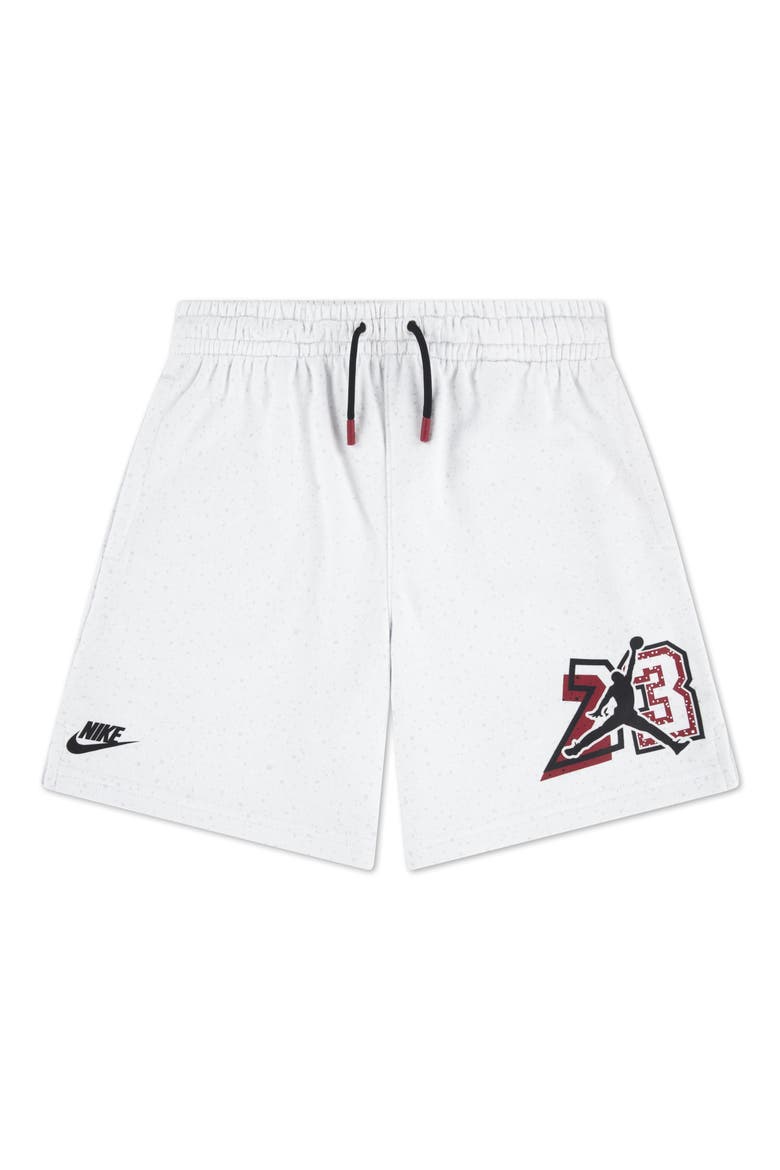 Kids' In The Paint Shorts, Main, color, WHITE