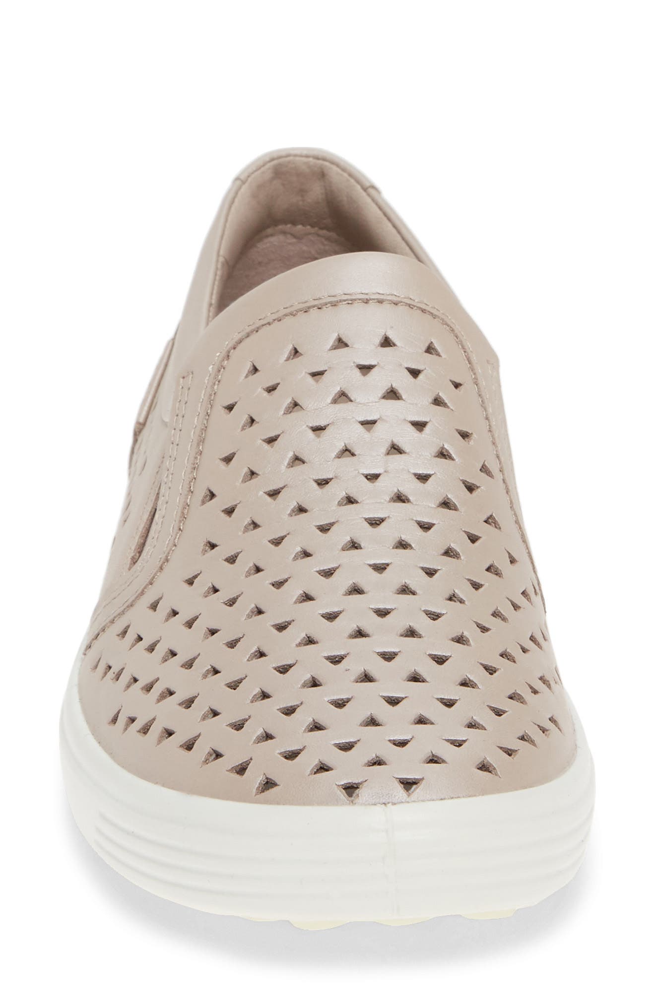 ECCO Soft 7 Laser Cut Slip-On Sneaker, Alternate, color, 