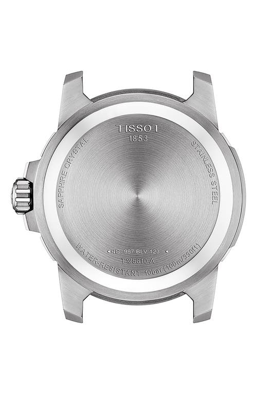 Tissot Supersport Qua Leather Strap Watch, 44mm