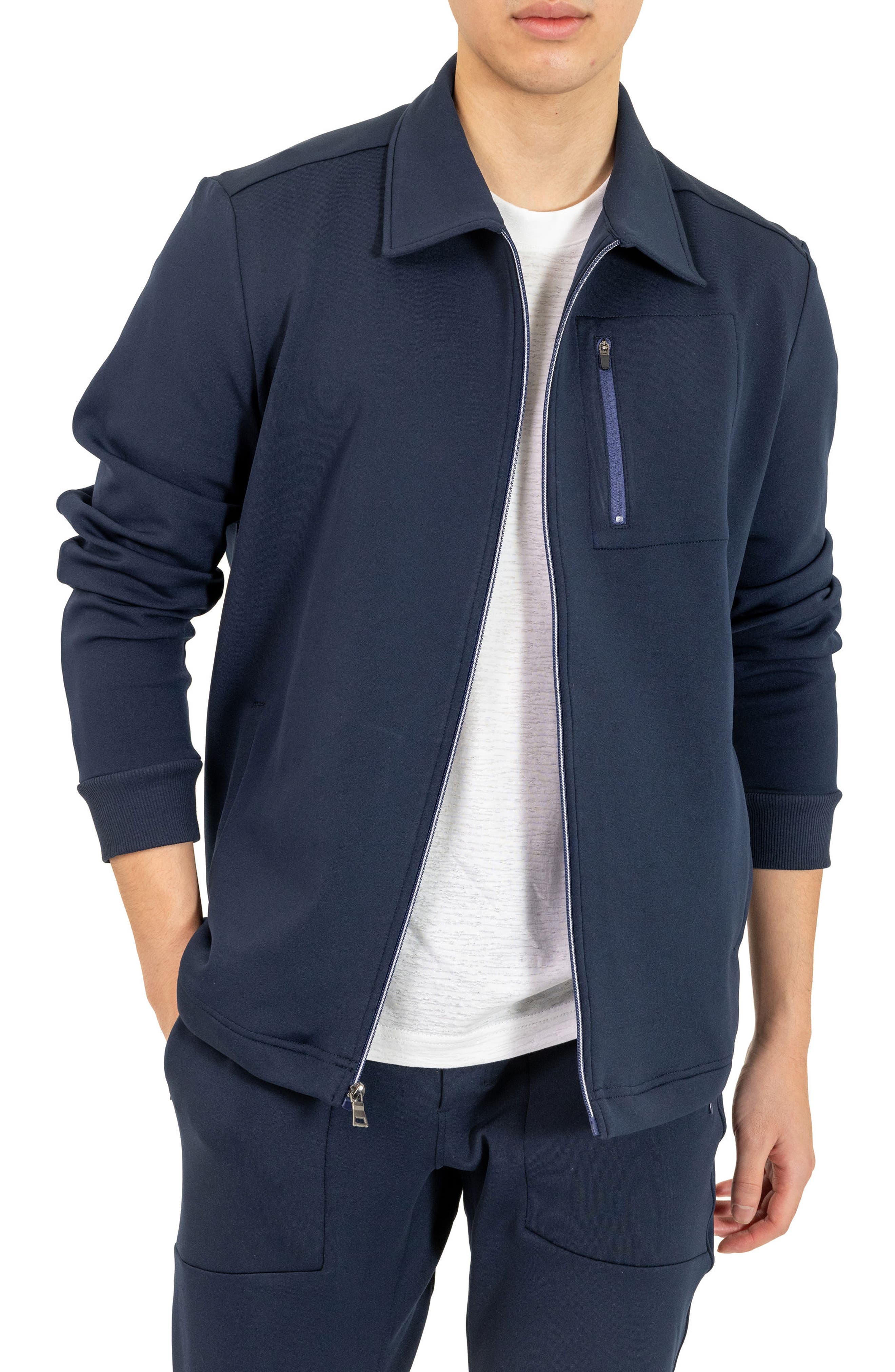 Stretch Cotton Blend Jacket - image 3