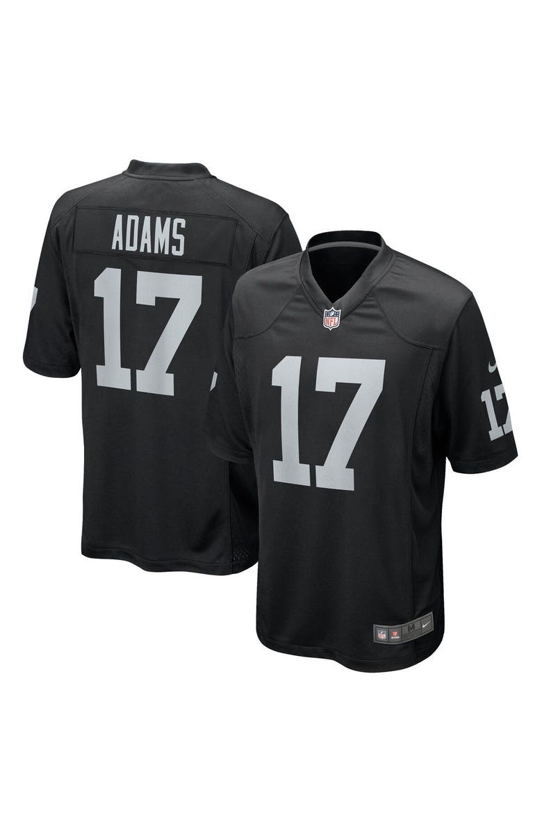Nike Men's Nike Davante Adams Black Las Vegas Raiders Game Jersey, Main, color, 