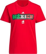 adidas Women's adidas Red Mexico National Team Jersey Hook T-Shirt