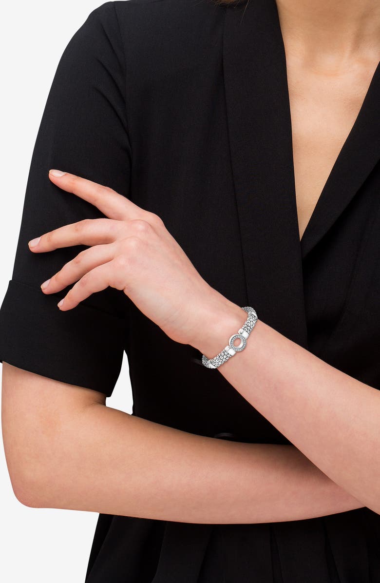 LAGOS Caviar Spark Diamond Rope Bracelet, Alternate, color,