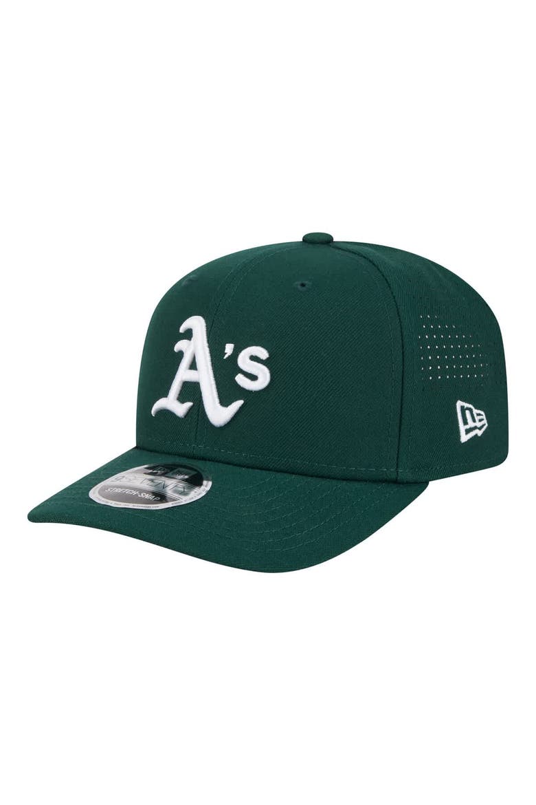 Men's New Era  Green Athletics Performance 9SEVENTY Adjustable Hat, Main, color, Green