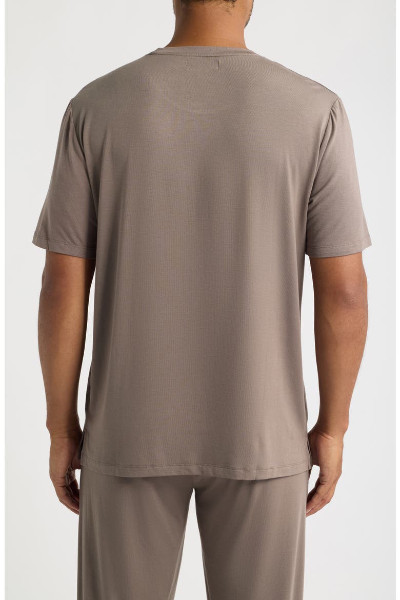 Moonlight Eco Stretch Modal Pajama T-Shirt, Alternate, color, BROWN FALCON