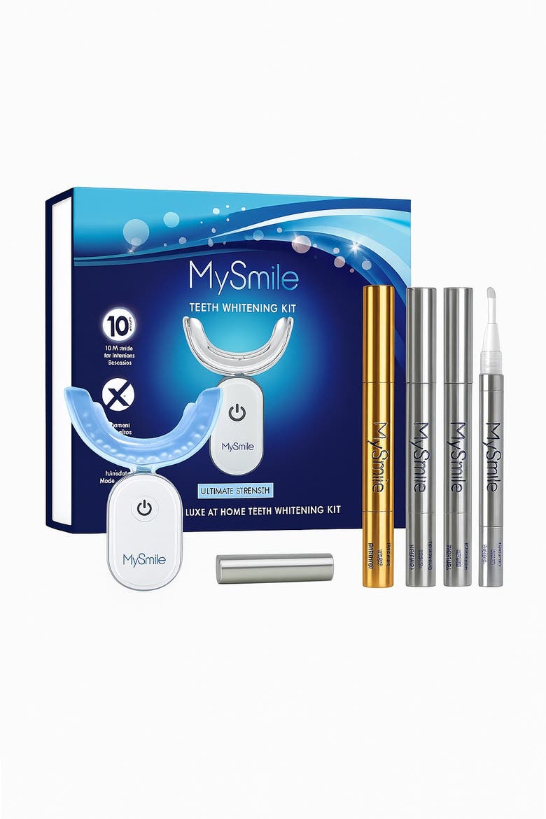 35% CP Teeth Whitening Kit Enhanced Teeth Whitener, 4 Pc Teeth Whitening Pen, 24 Treatments, Main, color, Silver