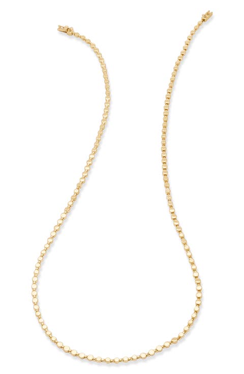 Eclipse 12k Gold Plated Link Necklace