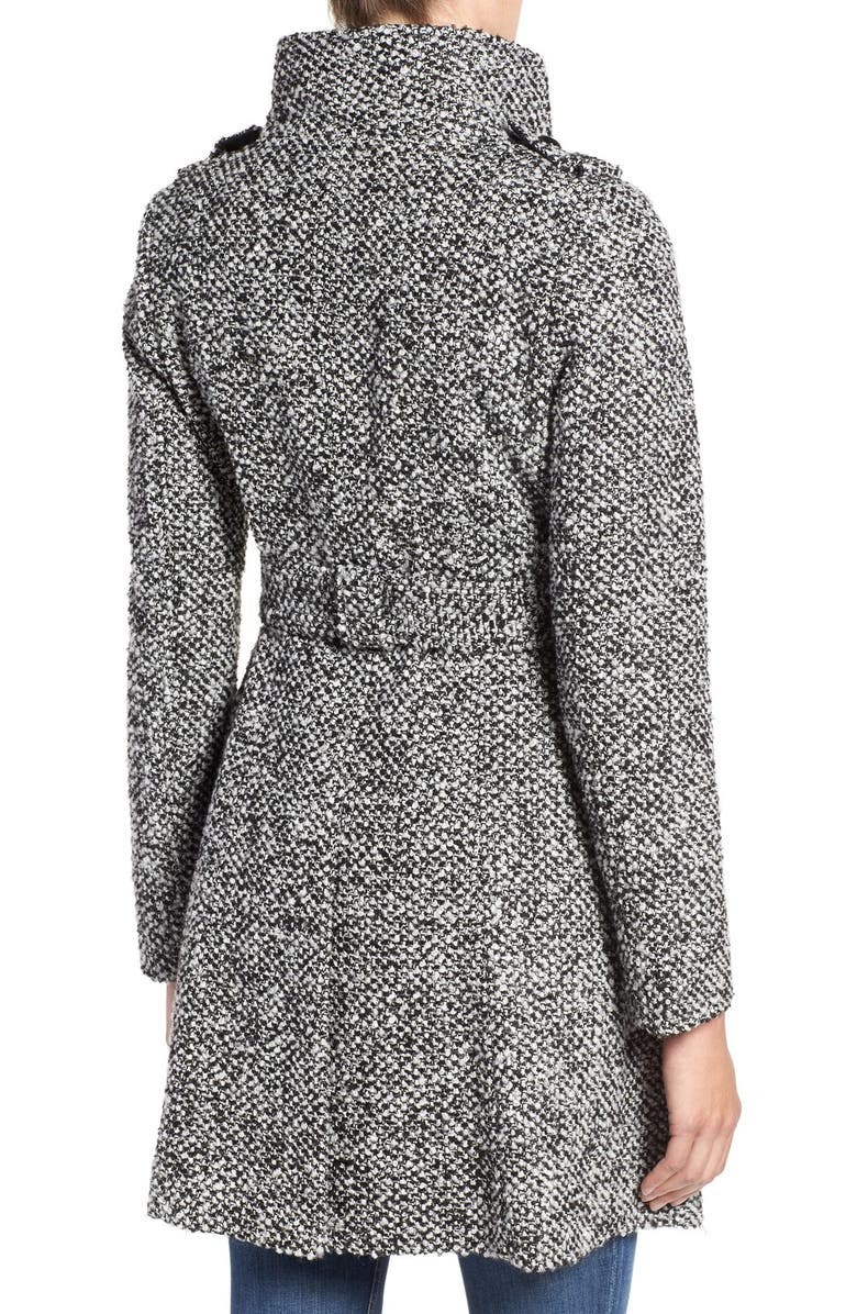 GUESS Water Resistant Asymmetrical Trench Coat, Alternate, color,