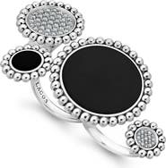 LAGOS Maya Diamond Circle Statement Ring