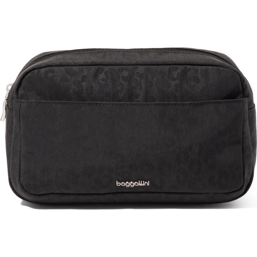 Baggallini Pocket Cosmetic Bag With Brush Organization
