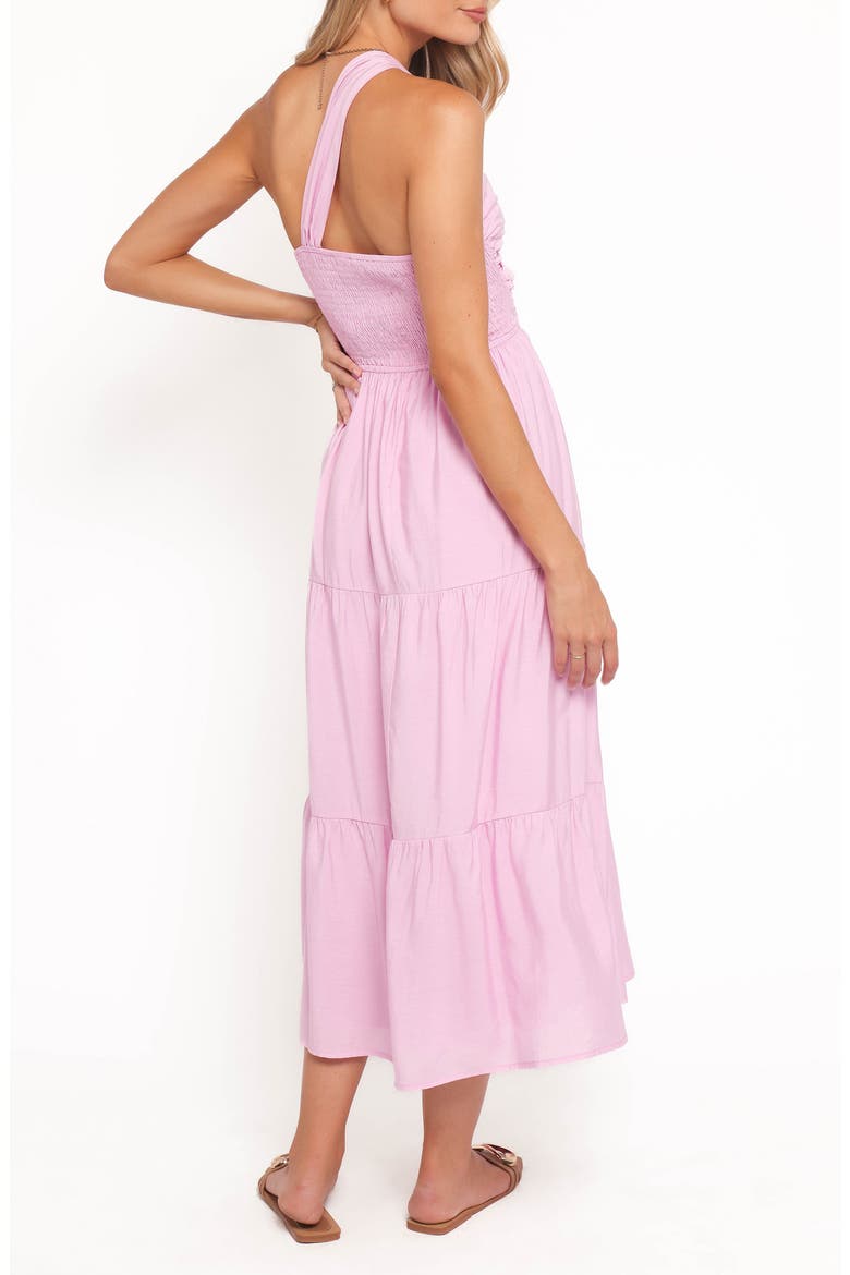Vinnie One-Shoulder Maxi Dress, Alternate, color, PINK