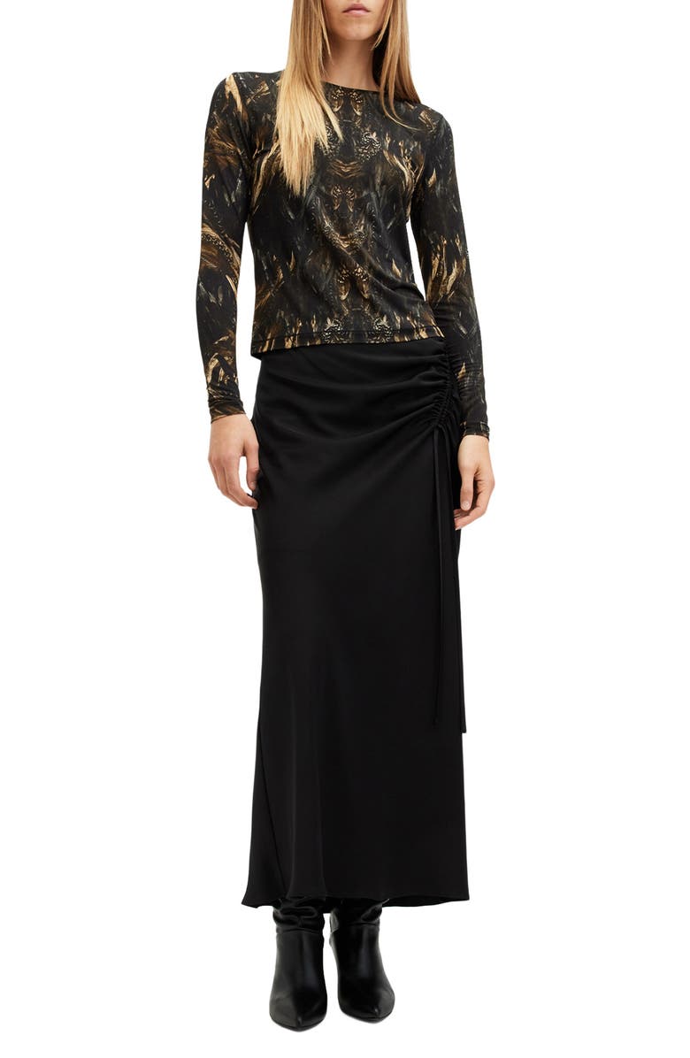 AllSaints Katlyn Abstract Print Knit Top, Alternate, color,