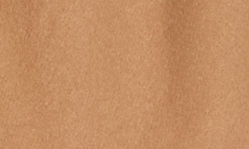 Nordstrom Rack Faux Leather Trim Cape In Nude