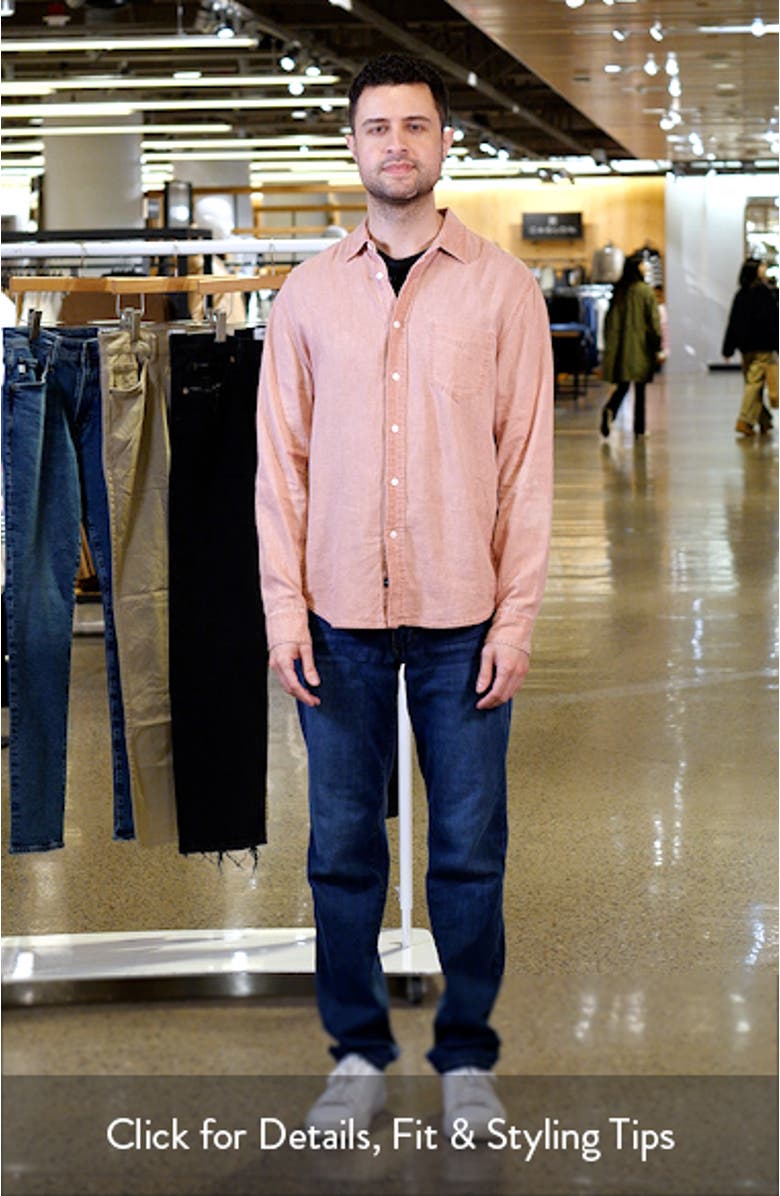 Mykonos Linen Blend Button-Up Shirt, sales video thumbnail