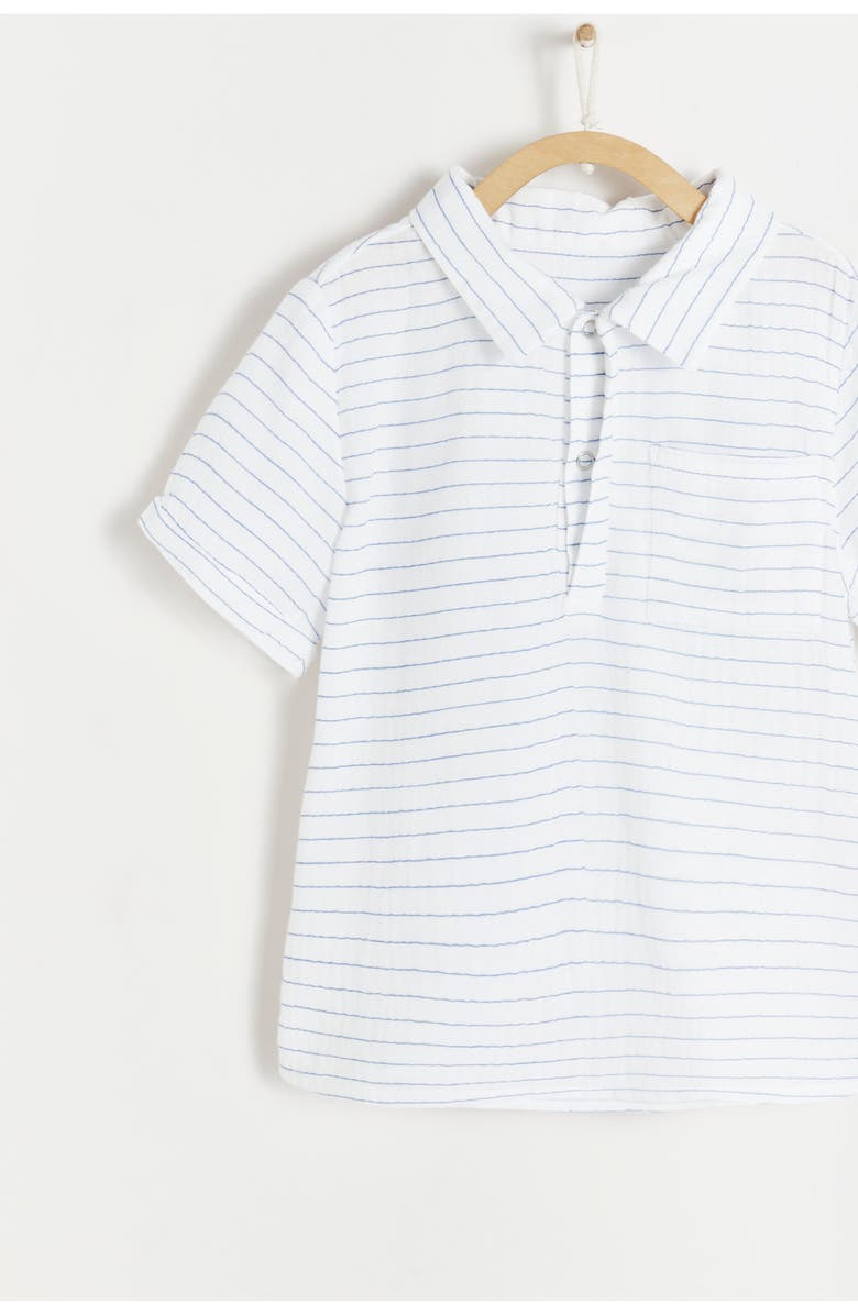 Babycottons Premium Cotton Manu Shirt for Toddler, Alternate, color, White