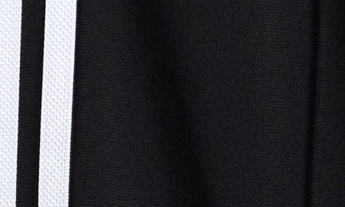 Adidas Originals 3 Stripes Wide Leg Pants In Black