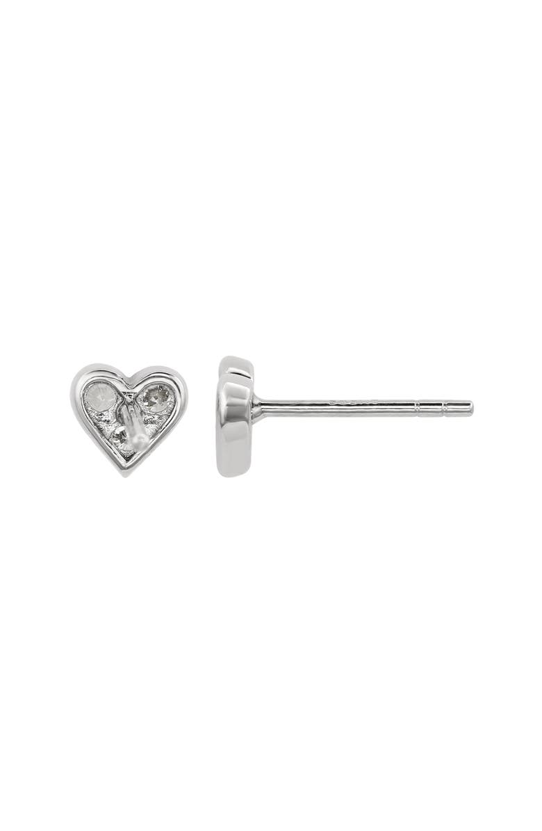 SUZY LEVIAN 14K Gold Diamond Heart Stud Earrings - 0.30ct., Alternate, color, 