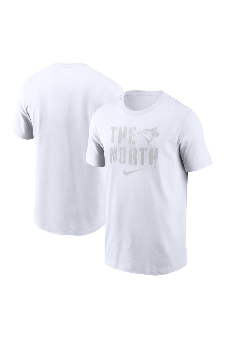 Men's Nike White Toronto Blue Jays The North Local Team T-Shirt, Main, color, White