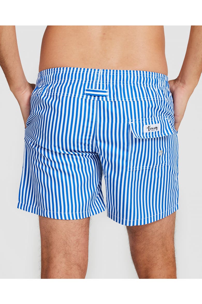 Corfu Swim Short, Alternate, color, Blue & White Pin Stripe