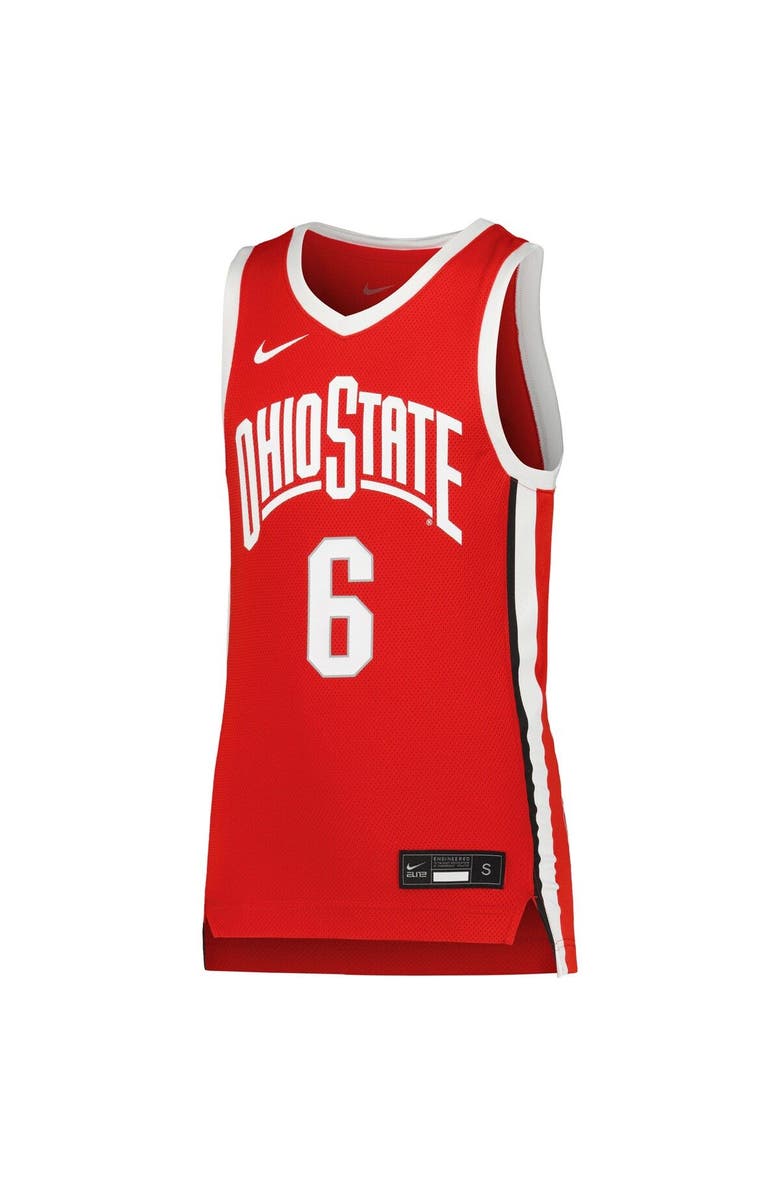 Nike Youth Nike LeBron James Scarlet Ohio State Buckeyes Replica Basketball Jersey, Alternate, color, Scarlet