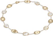 Marco Bicego Lunaria 18K Yellow Gold White Mother-of-Pearl Short Necklace