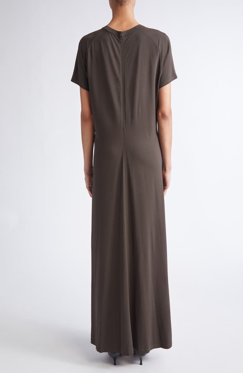 TOTEME Fluid Jersey Maxi T-Shirt Dress, Alternate, color, Pepper