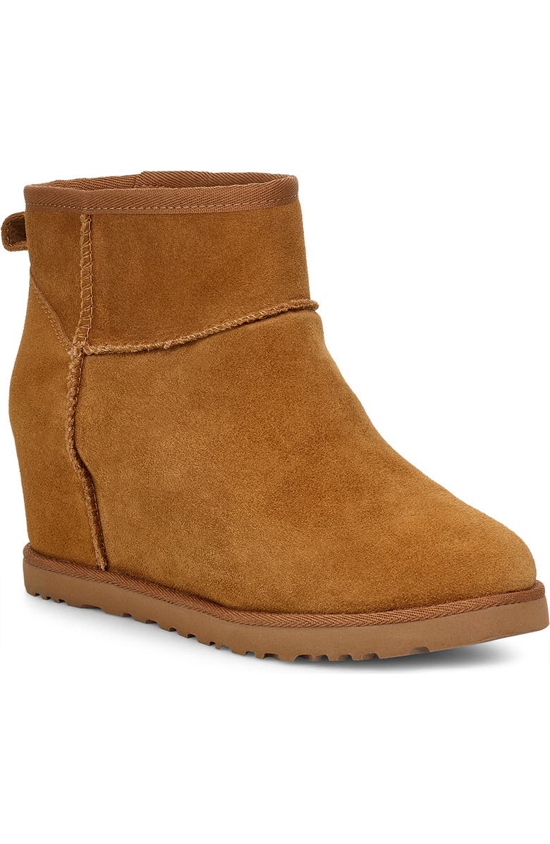 UGG<sup>®</sup> Classic Mini Wedge Bootie, Main, color,
