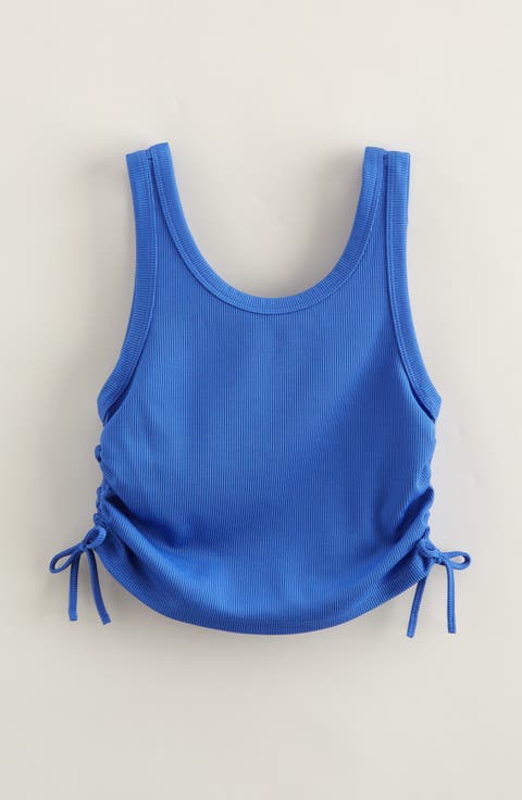 Kids' Ruched Side Tie Tank (Little Kid & Big Kid)