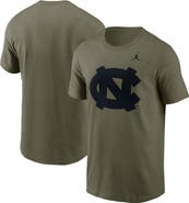 Jordan Brand Men's Jordan Brand Olive North Carolina Tar Heels 2024 Military Appreciation Tonal Logo Performance T-Shirt