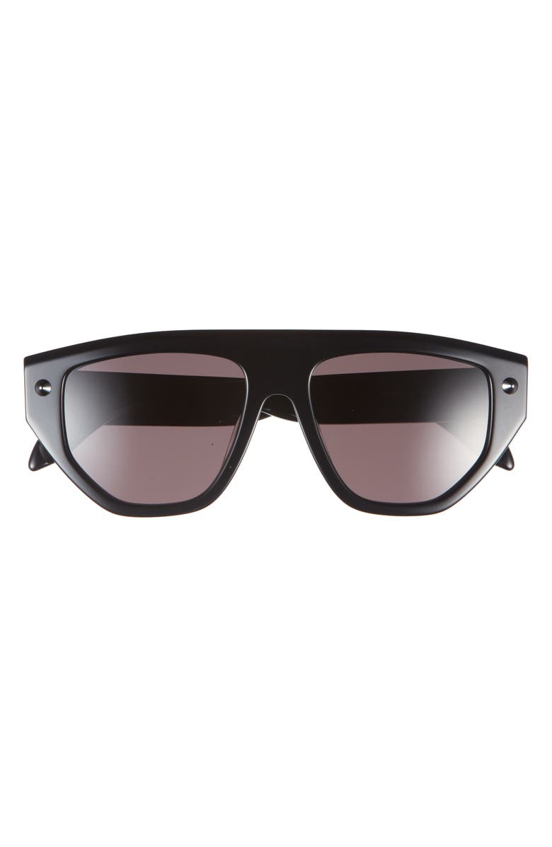 McQueen 54mm Square Sunglasses, Main, color,