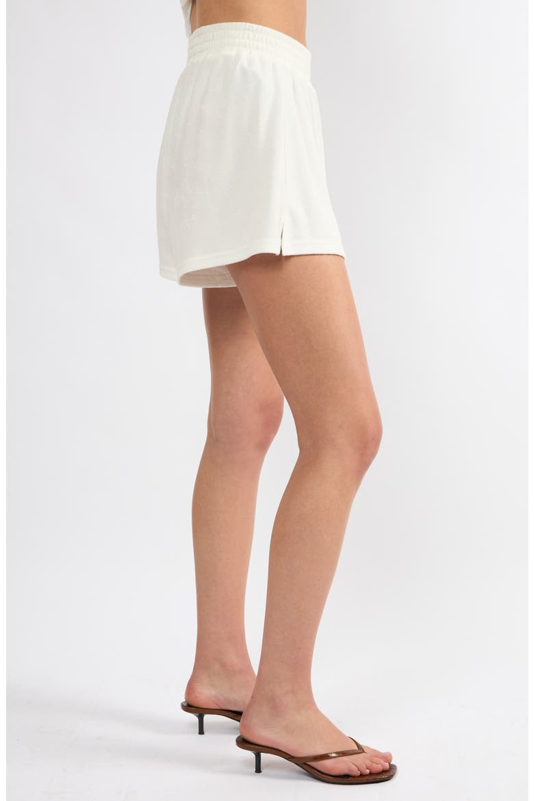 The Terry Shorts, Alternate, color, WHITE