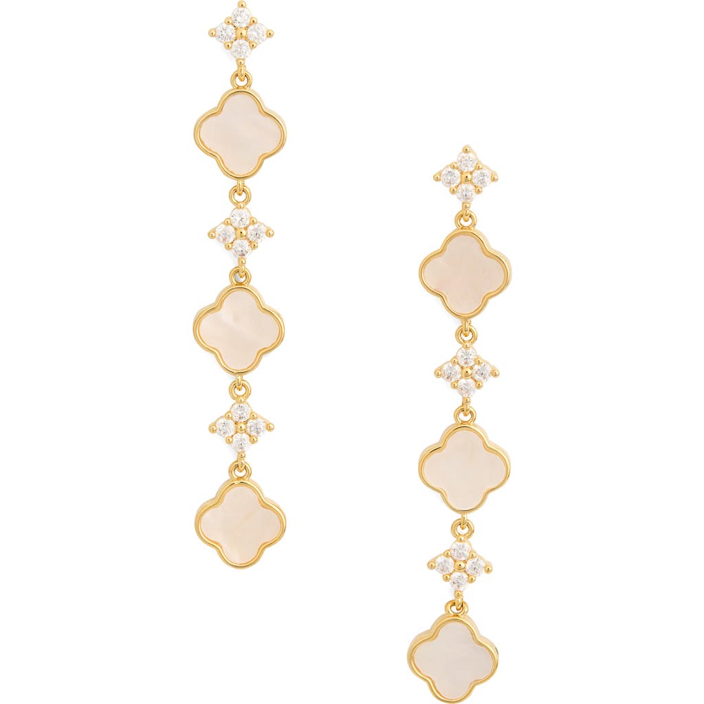 Eye Candy Los Angeles Daniela Clover Linear Drop Earrings