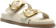 Schutz Olga Buckle Sporty Slide Sandal