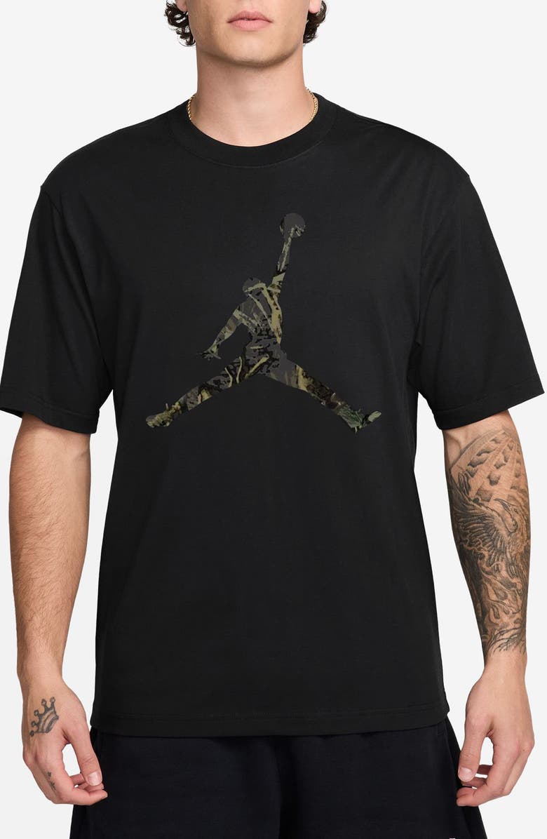 Jordan x Realtree Jumpman Graphic T-Shirt, Main, color, Black/ Sail