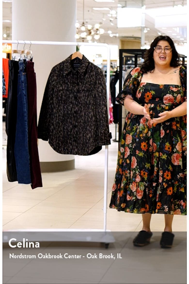 Jessa Leppo Abstract Leopard Print Jacket video