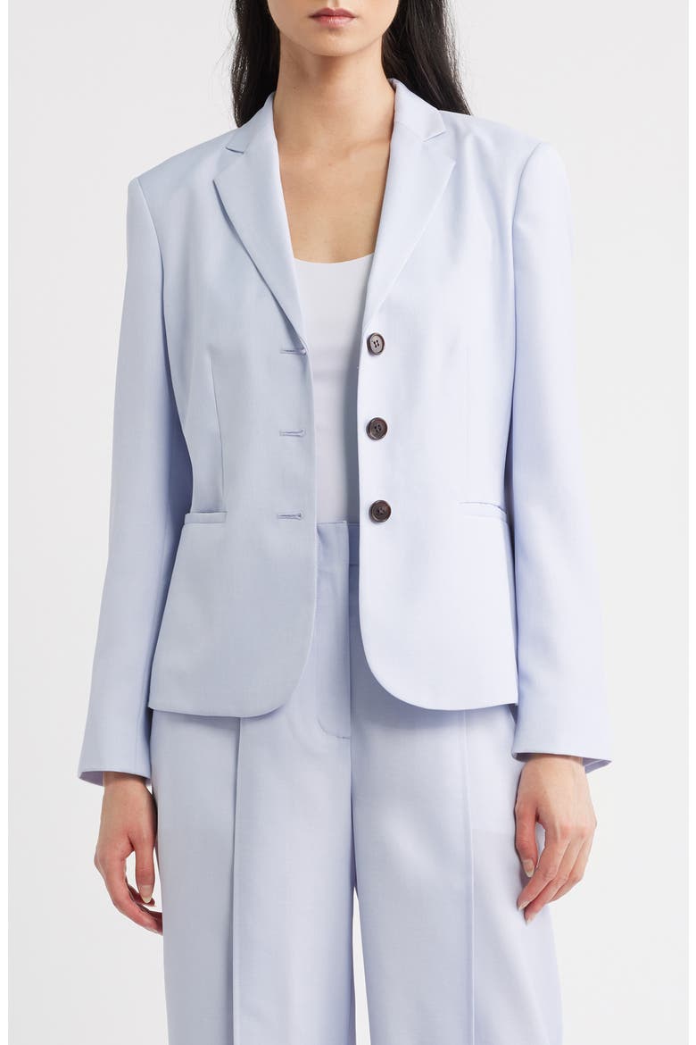 Shrunken Three-Button Jacket, Main, color, CORNFLOWER - G2M