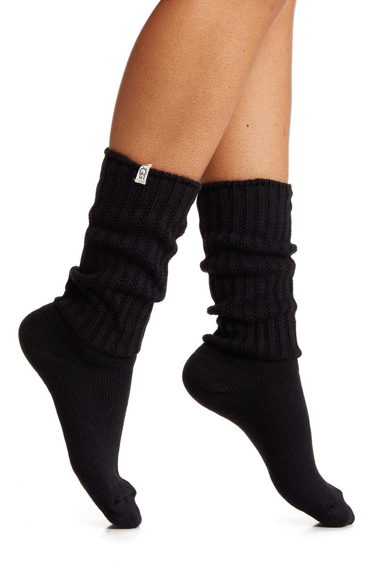 UGG<sup>®</sup> Tyla Slouchy Crew Socks, Main, color,