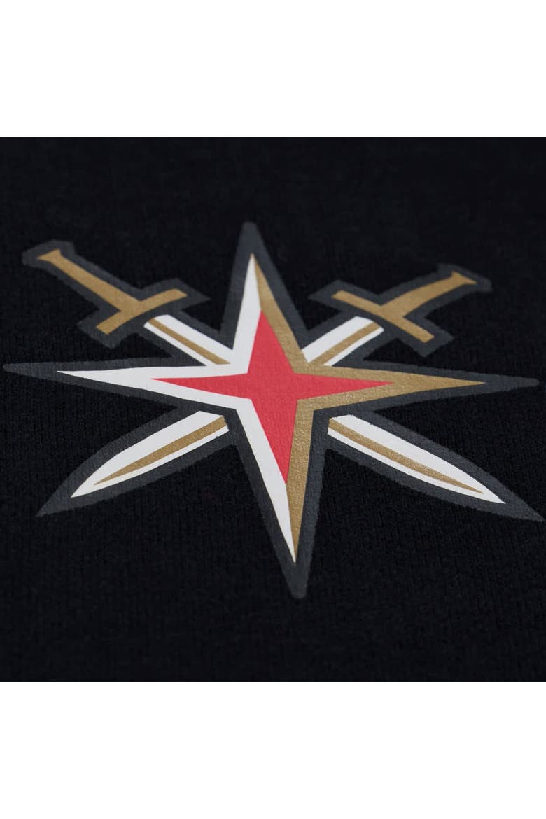 Women's Mitchell & Ness  Black Vegas Golden Knights Crewneck Sweatshirt, Alternate, color, Black