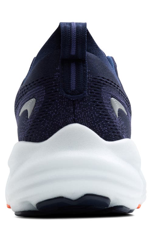 Brooks Glycerin 22 Running Shoe In Peacoat/blue Ribbon/orange