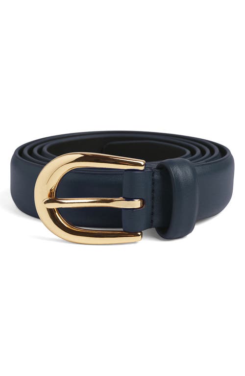 Favorite Daughter The Favorite Leather Belt In Blue