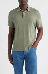 ALEX CRANE Linen Polo