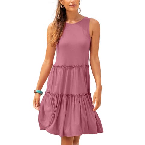 Women's Flowy Tiered Dress