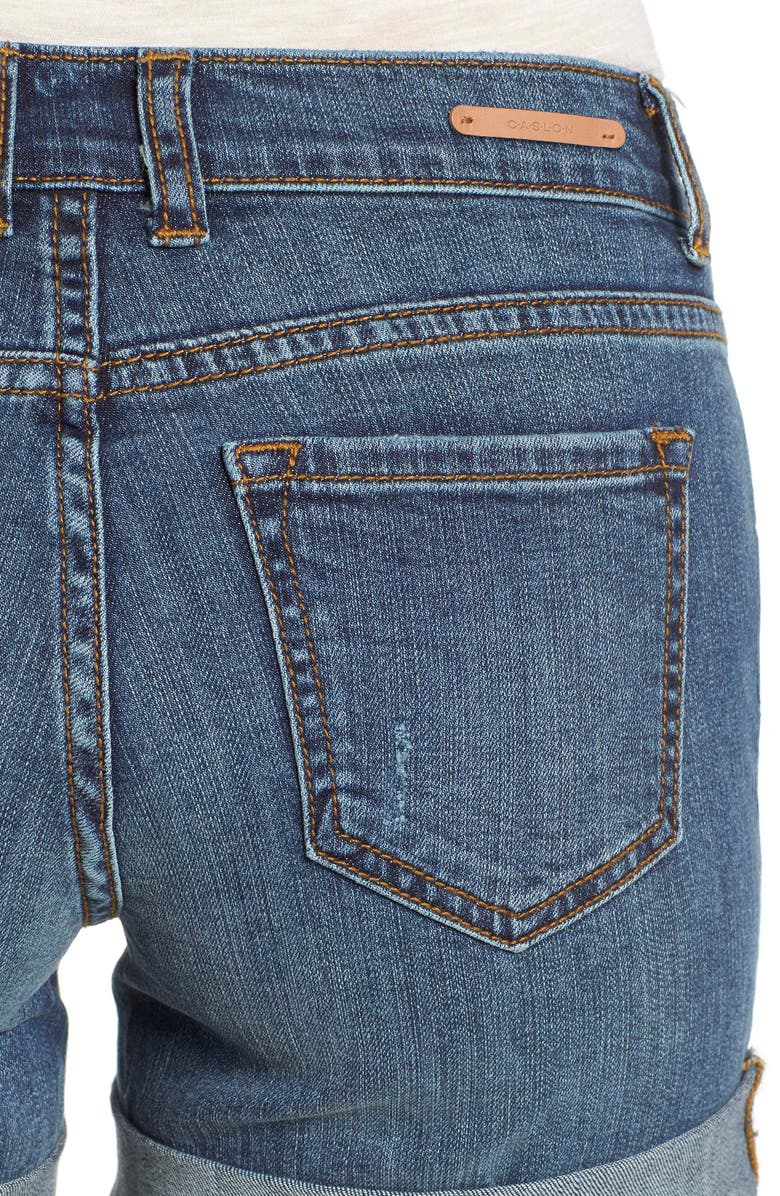 Caslon<sup>®</sup> Boyfriend Shorts, Alternate, color,