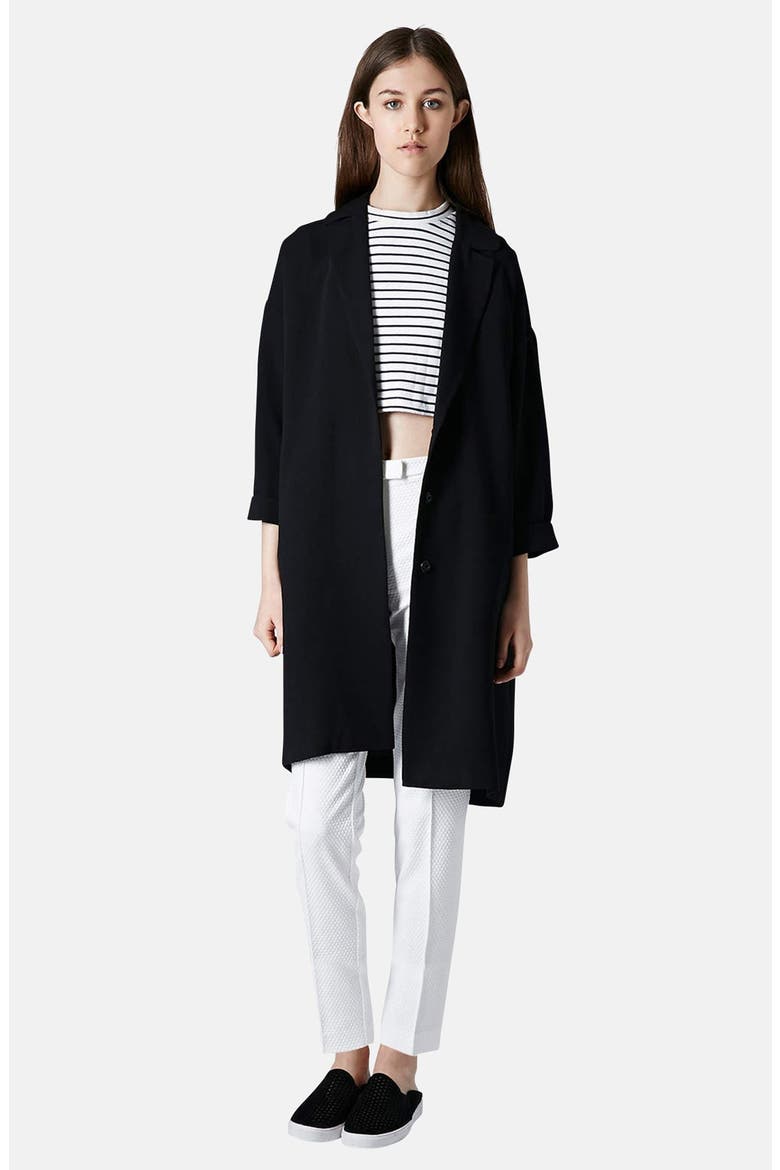 Textured Cigarette Pants, Alternate, color, WHITE