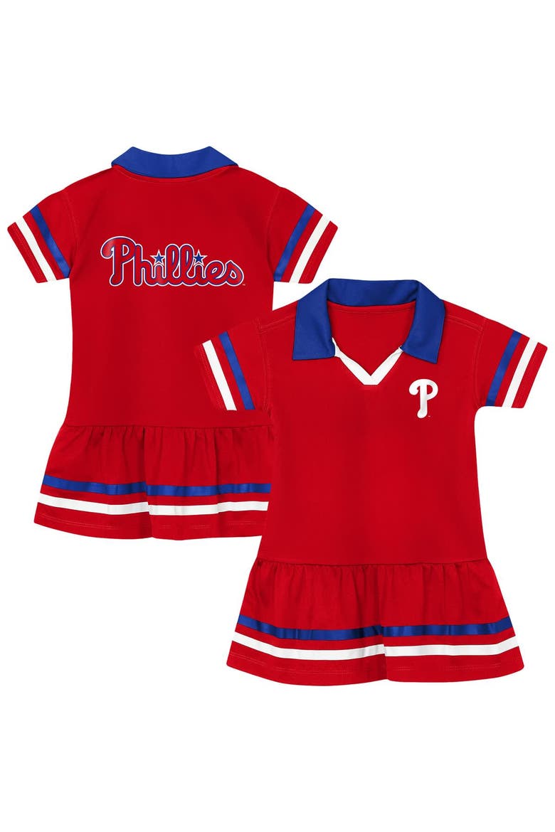 Toddler Outerstuff  Red Philadelphia Phillies Star Player Dress, Main, color, Red